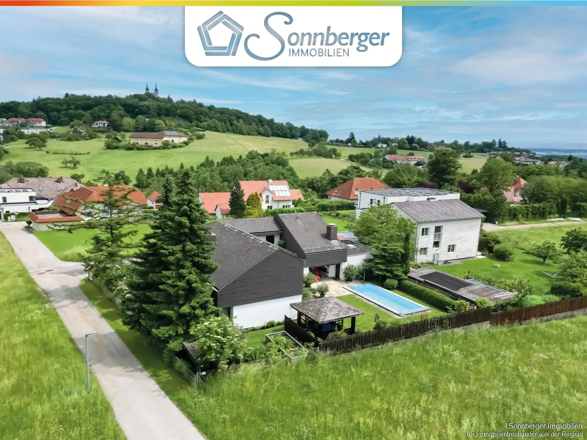 LOGENPLATZ - Einfamilienhaus mit Panoramablick und Pool am Pöstlingberg, Linz
