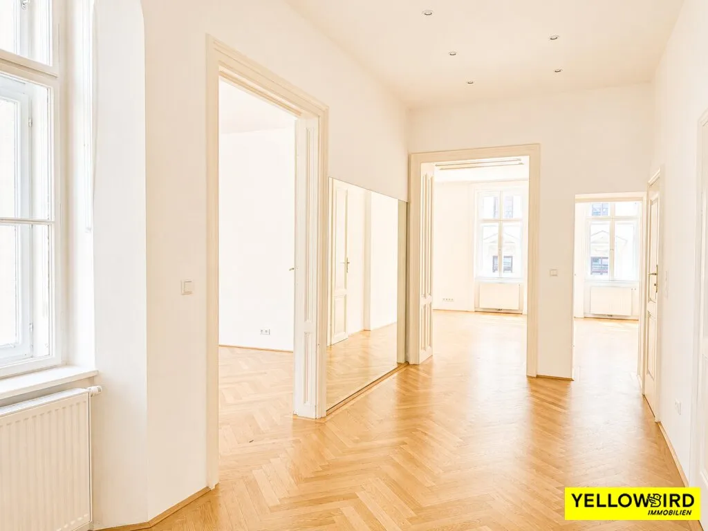 Helle 4-Zimmer-Altbauwohnung mit unglaublicher RAUMHÖHE I Nähe Wien-Mitte - Ansicht 2