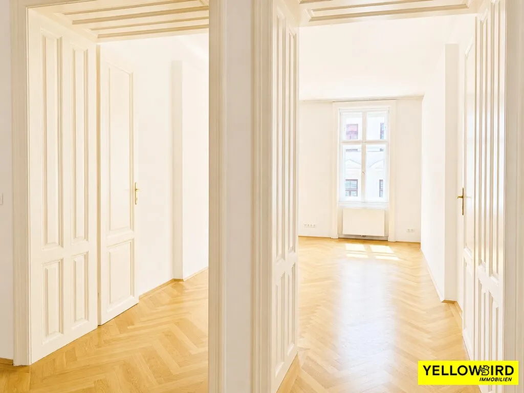 Helle 4-Zimmer-Altbauwohnung mit unglaublicher RAUMHÖHE I Nähe Wien-Mitte - Ansicht 3