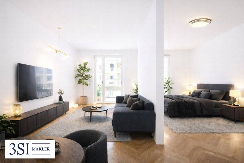 Wohnen im Grünen: Wohnung beim Augarten mit Balkon, Wien
