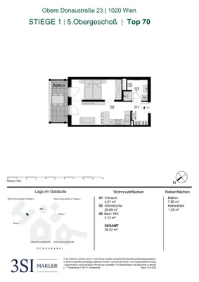 1-Zimmer-Wohnung kaufen in Wien – 36,02 m², € 380.000 – Bild 16 von 16
