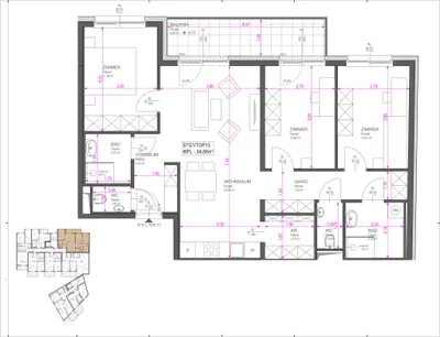 4-Zimmer-Wohnung kaufen in Wien – 84,68 m², € 484.900 – Bild 13 von 13