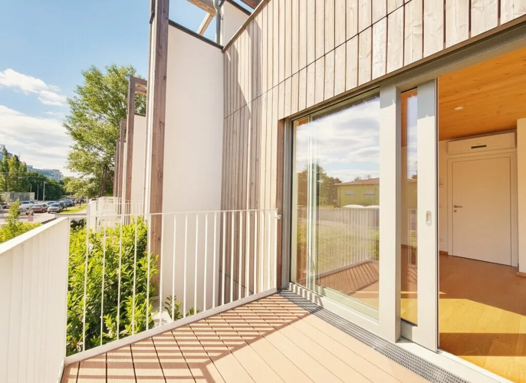 ++NEU++ GRÜNE9 - TOP für Familien & Anleger! Hochwertiges Reihenhaus mit Garten und perfekter U1-Anbindung! PKW-Stellplatz, Eigengarten, Südwest-Terrasse, Sonne+++ - Ansicht 2