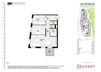 3-Zimmer-Wohnung mieten in Wien – 65,73 m², € 1.670 – Bild 8 von 8