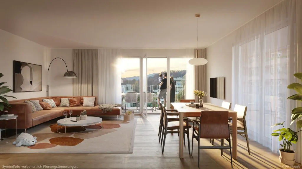 Lichtdurchflutetes Penthouse, top Lage, Nähe zum See und zur City! - Ansicht 3