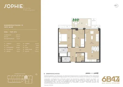 3-Zimmer-Wohnung kaufen in Wien – 69,83 m², € 665.000 – Bild 13 von 13