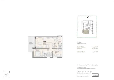 3-Zimmer-Wohnung kaufen in Ried im Innkreis – 69,36 m², € 340.000 – Bild 4 von 6