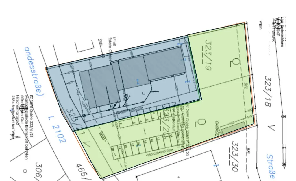 Entwicklungsgrundstück in Kernzone - 1.500 m² mit 40 % Bebauungsdichte im Zentrum von Breitenfurt - Ansicht 2