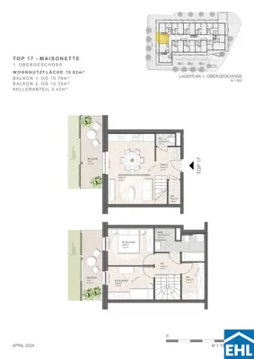 3-Zimmer-Wohnung kaufen in Neusiedl am See – 70,82 m², € 419.000 – Bild 12 von 12