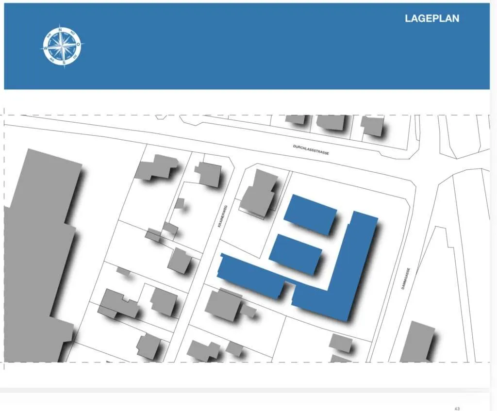 Neuwertige , vermietete 3-Zi Vorsorgewohnung Klagenfurt, Balkon, Stellplatz, Fußbodenheizung, um Nettopreis EUR 235.000 zzgl. MWST zu verkaufen. - Ansicht 2