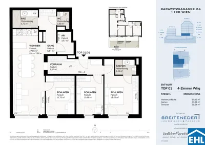 4-Zimmer-Wohnung kaufen in Wien – 95,62 m², € 780.000 – Bild 5 von 5