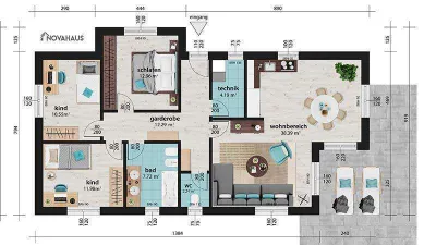 5-Zimmer-Haus kaufen in Hallein – 100 m², € 289.000 – Bild 10 von 22