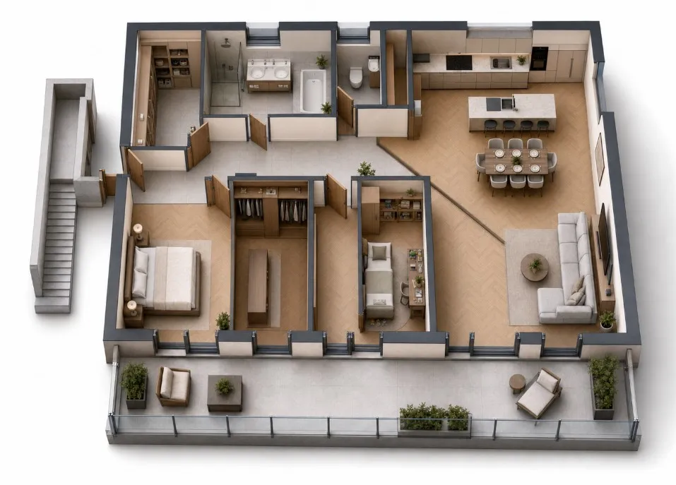 Wohnung – Lannach, Heuholz, Katastralgemeinde Lannach - Ansicht 2