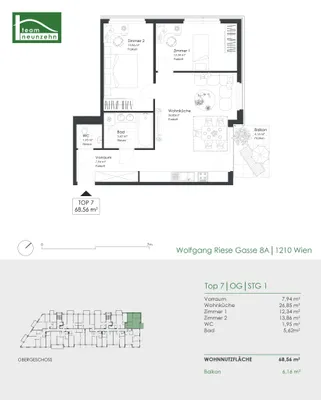 Immobilie kaufen in Wien – 68,56 m², € 397.000 – Bild 20 von 20