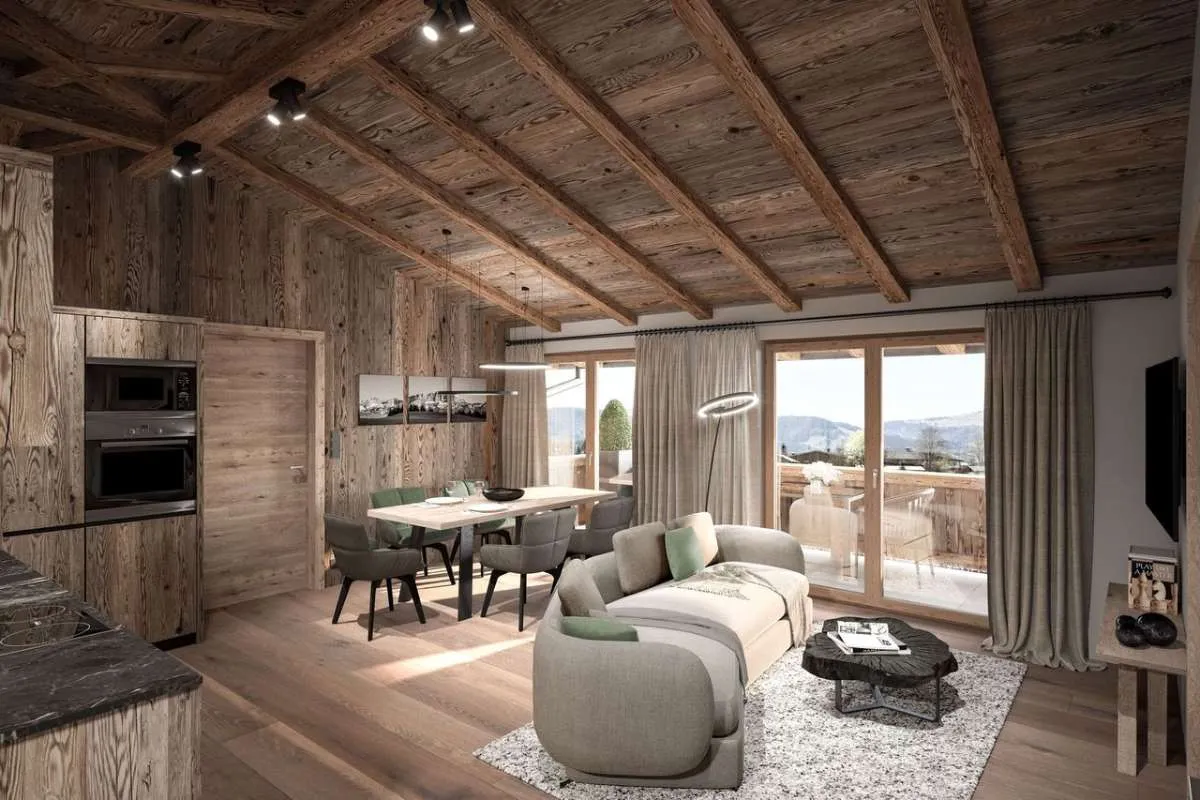 Moderne 3-Zimmer-Wohnung mit Terrasse und Bergblick (06683) - Ansicht 3