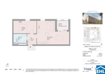2-Zimmer-Wohnung mieten in Graz – 54,62 m², € 861 – Bild 26 von 26