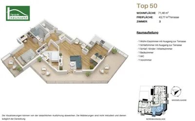 3-Zimmer-Wohnung kaufen in Wien – 71,7 m², € 399.000 – Bild 13 von 13