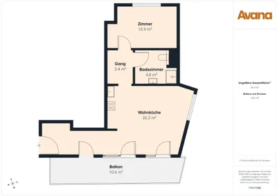 2-Zimmer-Wohnung kaufen in Wien – 45,27 m², € 279.000 – Bild 8 von 8