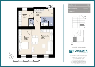 3-Zimmer-Wohnung kaufen in Wien – 53,69 m², € 259.000 – Bild 15 von 15