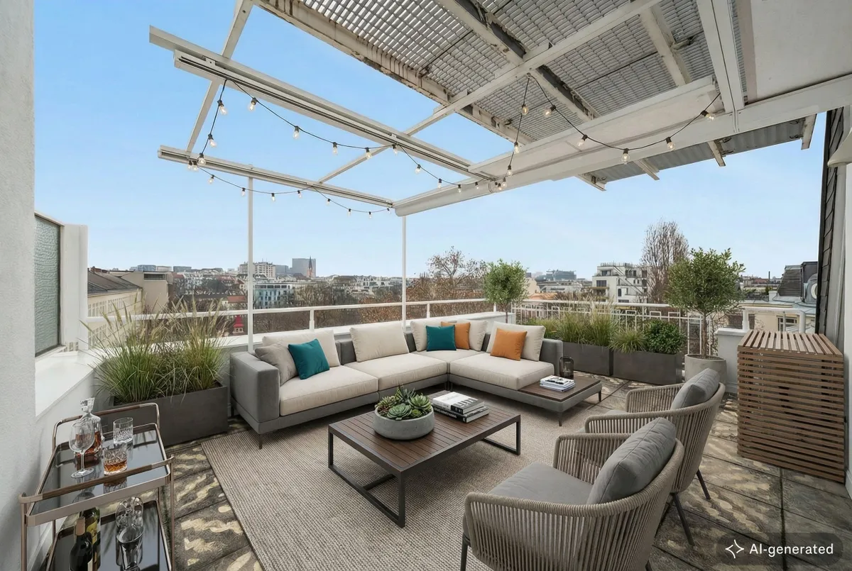 Einzigartige Dachgeschosswohnung mit Terrasse in begehrter Innenstadtlage – pohled 3