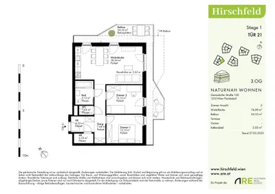 Immobilie kaufen in Wien – 74 m², € 395.000 – Bild 13 von 14