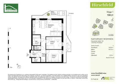 Immobilie kaufen in Wien – 74,09 m², € 395.000 – Bild 30 von 30