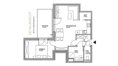 2-Zimmer-Wohnung kaufen in Wien – 55,78 m², € 449.000 – Bild 8 von 10