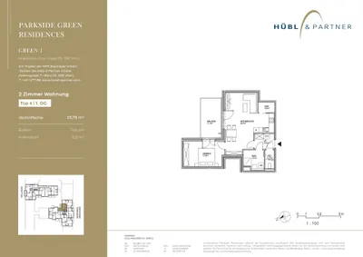 2-Zimmer-Wohnung kaufen in Wien – 55,78 m², € 449.000 – Bild 9 von 10