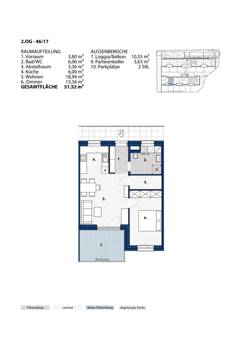 Apartment in Melk, Katastralgemeinde Melk - Ansicht 2
