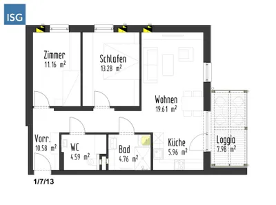 3-Zimmer-Wohnung mieten in Braunau am Inn – 69,94 m², € 811 – Bild 5 von 7