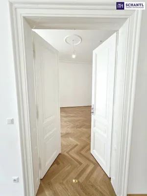 Altbauflair in 1090 Wien mit viel Platz! 5 Zimmer + Stuck + Flügeltüren + Traumhaftes Altbauhaus + Hohe Räume + Tolle Lage beim Liechtensteinpark + Beste Infrastruktur! – Bild 3