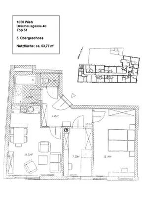 3-Zimmer-Wohnung kaufen in Wien – 53,77 m², € 339.000 – Bild 25 von 26