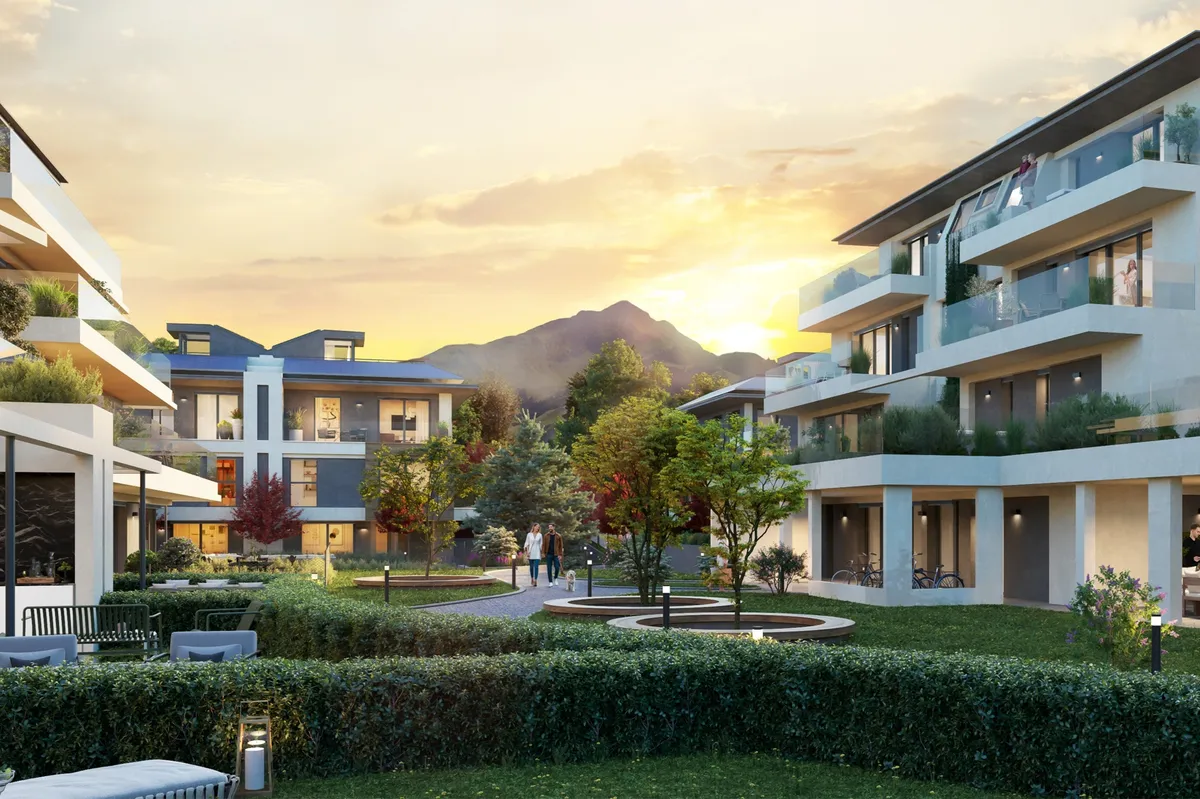 Traumhafte Gartenwohnung mit Terrasse und Bergblick (06690) – pohled 3