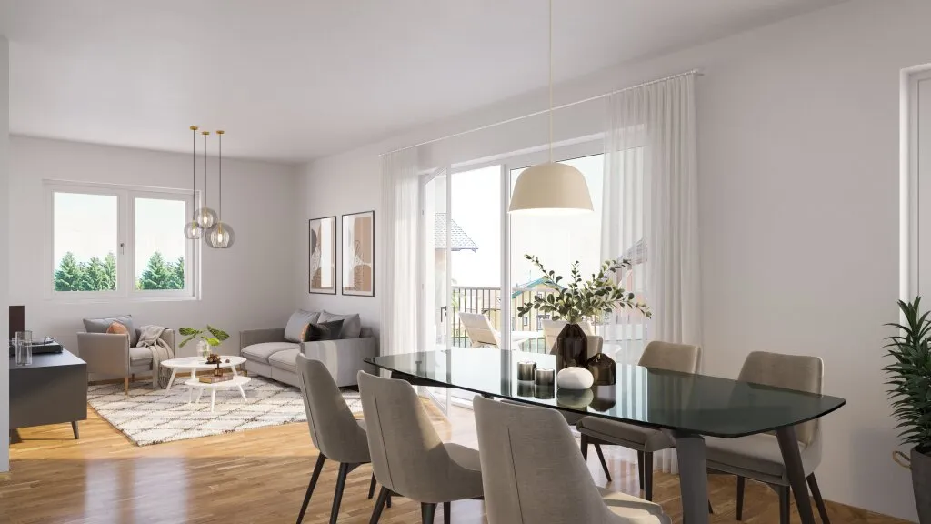 Modernes Wohnen: Helle 3-Zimmer Wohnung mit großer Terrasse – pohled 2