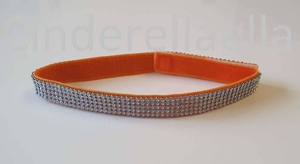 Swarovski Joker Halsband Kette wei orange Samt Dirndl NEU mesh,  60,-  (81539 ) - willhaben