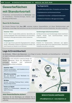 Gewerbeimmobilie mieten in Bruck-Mürzzuschlag – 4 056 m², € 8 – Bild 14 von 15