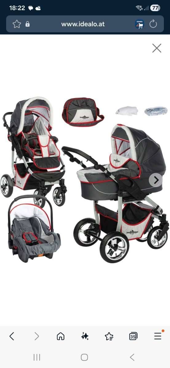 Kinderwagen Marke Bergsteiger Capri,  55,- (1070 Wien) - willhaben