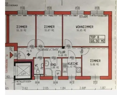 4-Zimmer-Wohnung mieten in Wien – 69 m², € 1.150 – Bild 9 von 11