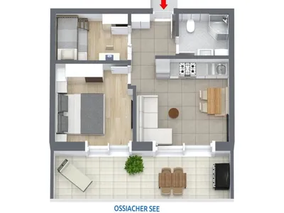Immobilie kaufen in Feldkirchen – 40 m², € 369.000 – Bild 3 von 3