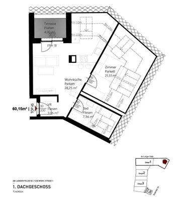 2-Zimmer-Wohnung mieten in Wien – 60,15 m², € 1.029 – Bild 28 von 28