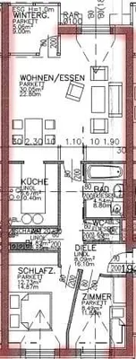 2-Zimmer-Wohnung mieten in Perg – 54 m², € 569 – Bild 3 von 11