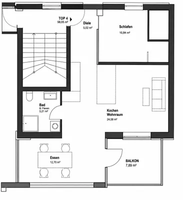2-Zimmer-Wohnung kaufen in Kufstein – 58,05 m², € 375.000 – Bild 11 von 12