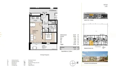 Wohnung mieten in Wiener Neustadt – 49,28 m², € 1.070 – Bild 5 von 5
