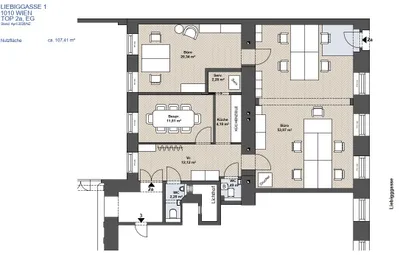 3-Zimmer-Gewerbeimmobilie mieten in Wien – 107 m², € 3.298 – Bild 25 von 25