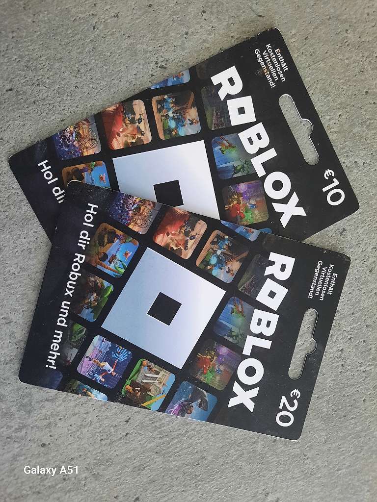 verkauft Roblox Gutschein 20€