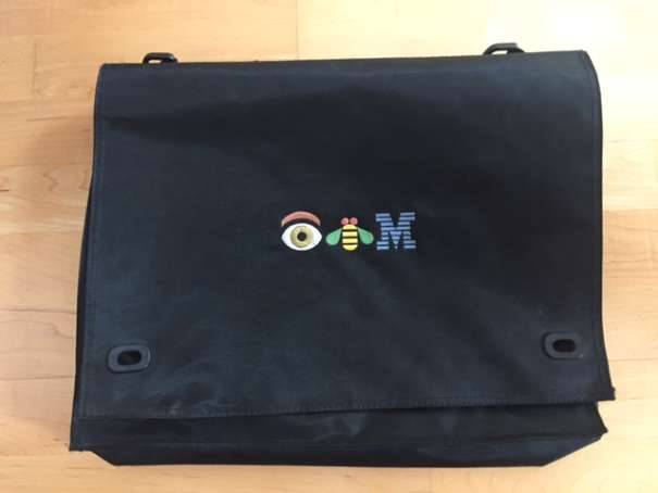IBM Laptoptasche "Eye Bee M" - Limited Edition aus den 90er (Notebooktasche Retro Vintage Think Pad)