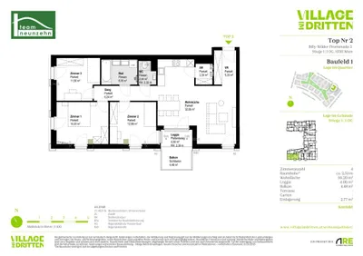4-Zimmer-Wohnung mieten in Wien – 93,2 m², € 2.149 – Bild 29 von 29