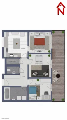 3-Zimmer-Wohnung kaufen in Graz – 69 m², € 299.000 – Bild 12 von 12