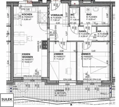 3-Zimmer-Wohnung mieten in Wiener Neustadt – 73 m², € 1.122 – Bild 12 von 13