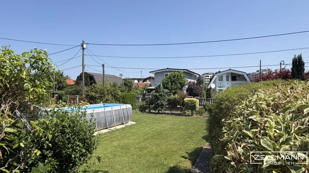 Kleingartenhaus im Eigentum in ruhiger Grünlage im Süden Wiens | ZELLMANN IMMOBILIEN - Ansicht 2